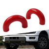 Ford F150, Bronco, Toyota Tundra (04-24, 17-21) Red Front Tow Hook Covers