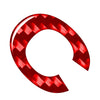 Make & Model Red Car Badge Emblem Alphabet Letter Decals Stickers