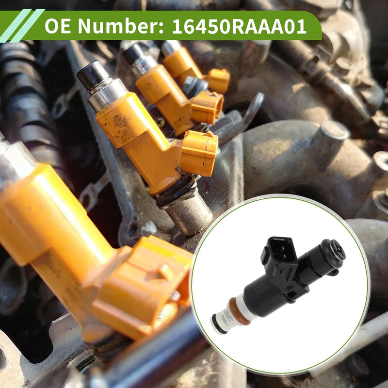 Honda Accord 2.4 (2003-2007) - 1 x Black Injector Fuel Injector