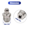 Motorcycle Car 3 x M10 x 1 Stainless Steel Grease Nipple Fitting