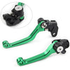 Suzuki RM125 RM250 RM85 Green Pivot Brake Clutch Levers (2001-2008)