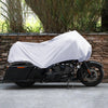 MakeModel L Size Motorcycle Cover Rain Dust Protector Silver Tone