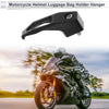 Square Aluminum Motorcycle Hanging Hook 1Set Black 78mm Length