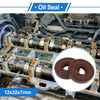 Car Oil Seal 12x32x7mm 2 x Seal Ring Rotary Shaft Seal FKM Brown