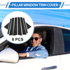 Hyundai Tucson 8 Pcs Black Door Pillar Window Trim (2016-2018)