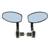 Honda Street Bike Chopper 7/8" Handlebar Bar End Rearview Mirrors
