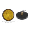 Bike Universal 2 x M6x1.0 Screw Mount Reflective Warning Reflector