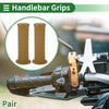 Make Model 25mm / Hand Grips / Motorcycle End Grips TPU Light Brown
