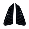 Subaru Impreza WRX STI Gloss Black Rear Window Side Louvers (2011-2014)