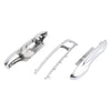 Porsche Panamera Cayenne Set Silver Tone Painted Key Fob Cover