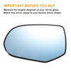 Honda Odyssey Left Side Blue Heated Mirror Glass (2006-2008)