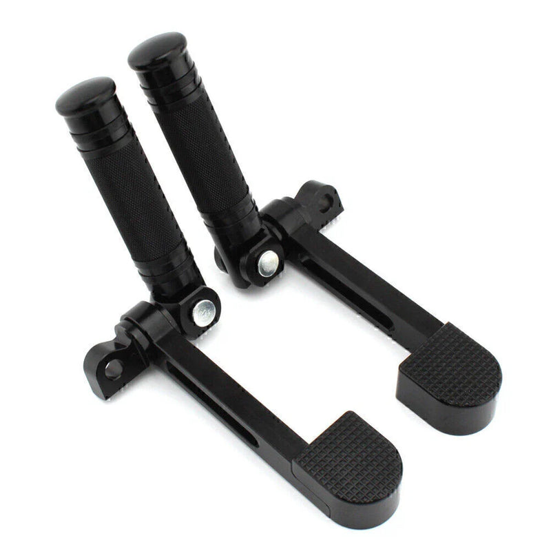 Harley Sportster XL 883 1200 Softail FXWG FXR Stirrup Heel Foot Rest Pegs