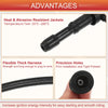 Kia Sorento 3pcs Spark Plug Wire Ignition Coil Cable (2003-2006)