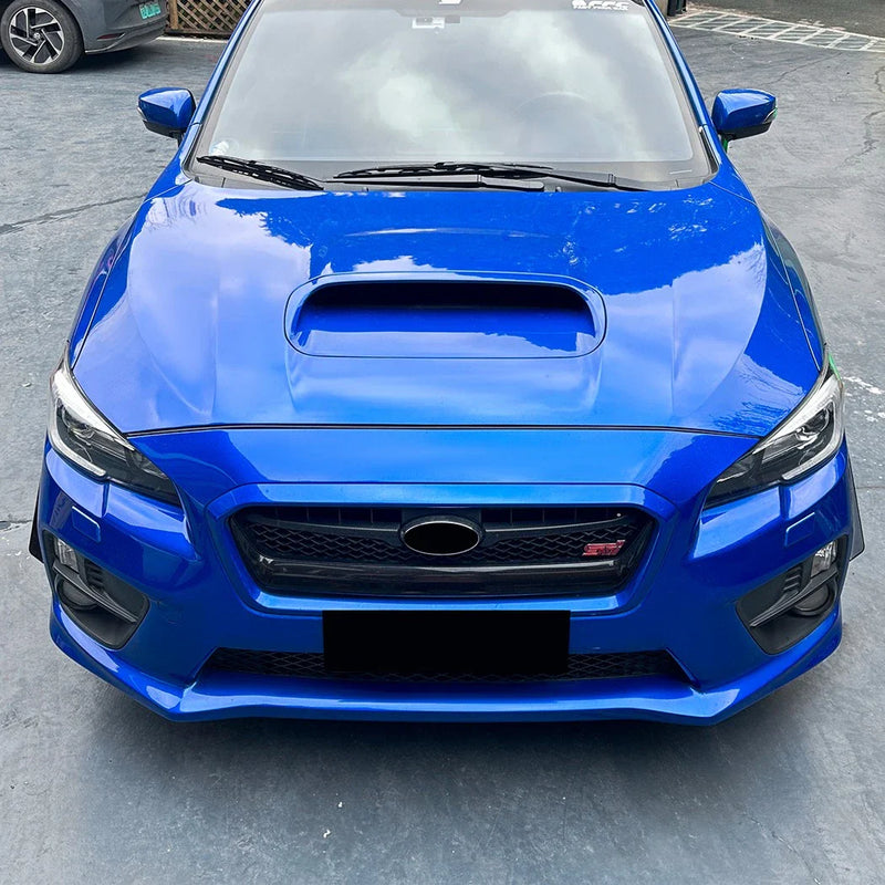 Subaru WRX STI VA Gloss Black Front Bumper Side Canards (2015–2021)