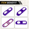 Jeep Wrangler JL JLU (2018-2024) - ABS Purple Rear Trunk Lock Panel Cover Trim