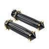 Harley Touring Dyna Softail  - Gold / Black 1'' Spikes Hand Grips