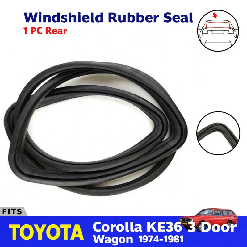 Rear Windshield Rubber Seal Weatherstrip Fits Toyota Corolla KE36 Wagon 1974-81