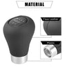 BMW 1 / 3 / 5 / 6 Series - Black / Silver Tone 5-Speed Gear Shift Knob