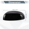 Chevrolet Avalanche, GMC 1 Set Rearview Mirror Cover Cap Gloss Black