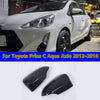 Toyota Prius C Aqua Axio Carbon Fiber Mirror Cover (2012–2018)