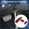 Toyota Corolla Cross 3 x Automatic Foot Accelerator Pedal Covers (18-24)