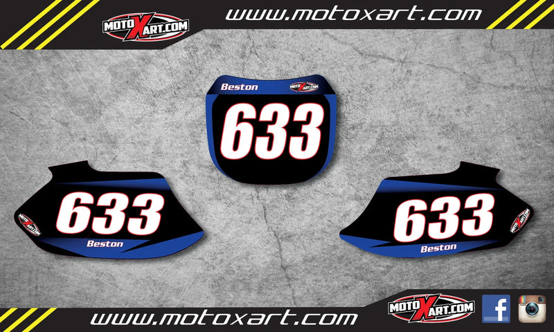 Yamaha YZF 426 Stickers Decals Custom Number Plates (1998-2002)