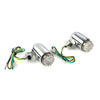 Motorcycle Cruiser Custom Chrome Running Turn Signal Tail Light (Universal)