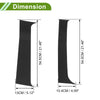 Chevy Silverado (2000-2006) Black 4x Door Pillar Window Trim