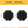 Polaris Sportsman 570 2 x Matte Black Hub Caps Cover (2015–2025)