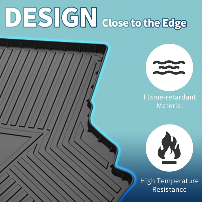 Ford Mustang (2015-2022) 1 Pc Flat Face Cargo Liner Rear Trunk Mat