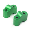 Kawasaki Z750 Z1000 Green Handlebar Riser Clamp (2003-2016)