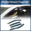 Honda CR-V 2017-2022 Side Window Vent Visor Black 1 Set Window Deflectors