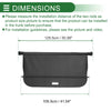 Volvo V60 2019-2024 Black Carbon Fiber Cargo Cover