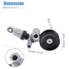 Acura TLX 1 pc Engine Belt Tensioner Pulley Assembly