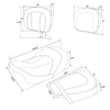 Harley Street Glide Rider & Passenger Backrest Pad (2009-2023)