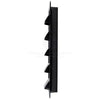 Boat / Caravan / Camper Large 5 Louvre Vent 120mm x 335mm Black ABS