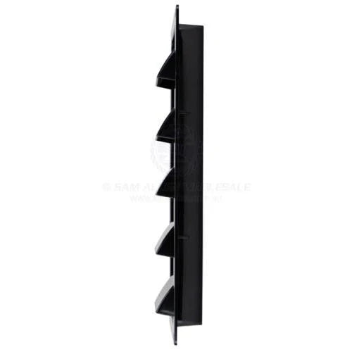 Boat / Caravan / Camper Large 5 Louvre Vent 120mm x 335mm Black ABS