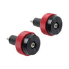 Motor Cruise Control 7/8" Red Throttle Handlebar End Plug Set