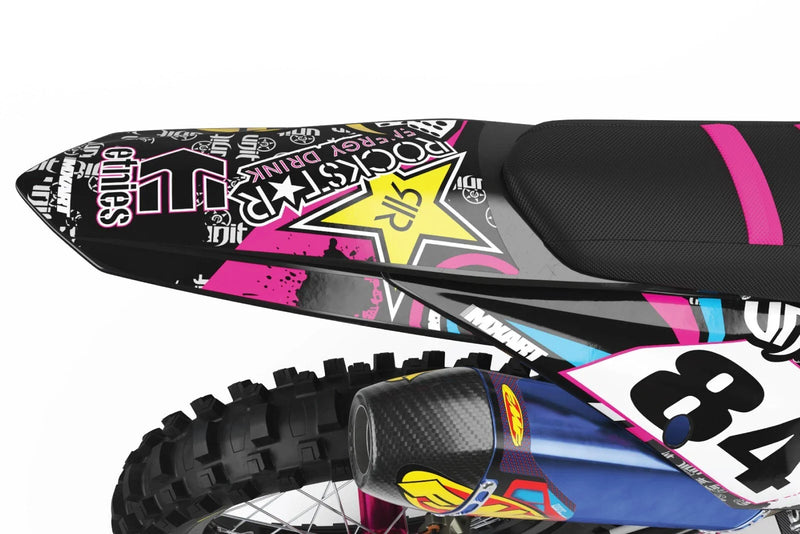 KTM SXF 450 Decals Stickers Custom Graphic Kit RUSH Style (2023-2024)