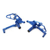 YAMAHA FZ-07 MT-07 (2013-2017) Blue Adjustable Footrests Pegs Rearset