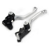 Honda XR250 XR400 CNC Silver Pivot Brake Clutch Levers (1995-2007)