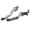 Yamaha YZF R1 (2009-2014) Silver CNC Extendable Brake Clutch Levers