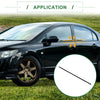 Honda Civic Front Left Right Weatherstrip Window Seals (2006-2011)