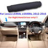 Lexus LS460L LS600hL RHD Leather Dash Protector Pad Mat (2012–2016)