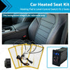 Universal 12V Car Seat Heater Kit  Heating Pads with 5-Level Control