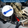 Bosuer M5 Blue Silver Tone Head Folding Shifter Lever