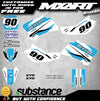 Yamaha TTR 90 Custom Graphic Kit G FORCE STYLE Decals (2000-2006)