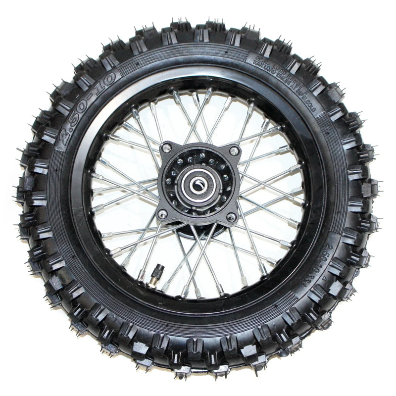 PIT PRO Dirt Bike 10" Front Wheel Rim + Knobby Tire