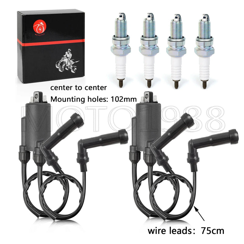 HONDA Goldwing 1100 GL1100 Ignition Coil & Spark Plug W/ Cap (1980–1981)