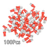 Car 100pcs T10 Super Red LED Bulbs License Plate Light (Various Years)
